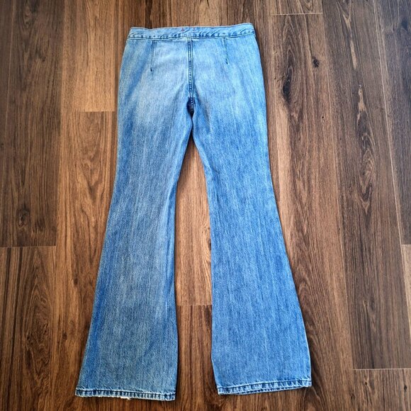 💙 BDG Flare Low Rise Denim Jeans Size 28 Y2K 2000s Western Coastal Cowgirl - Picture 6 of 7